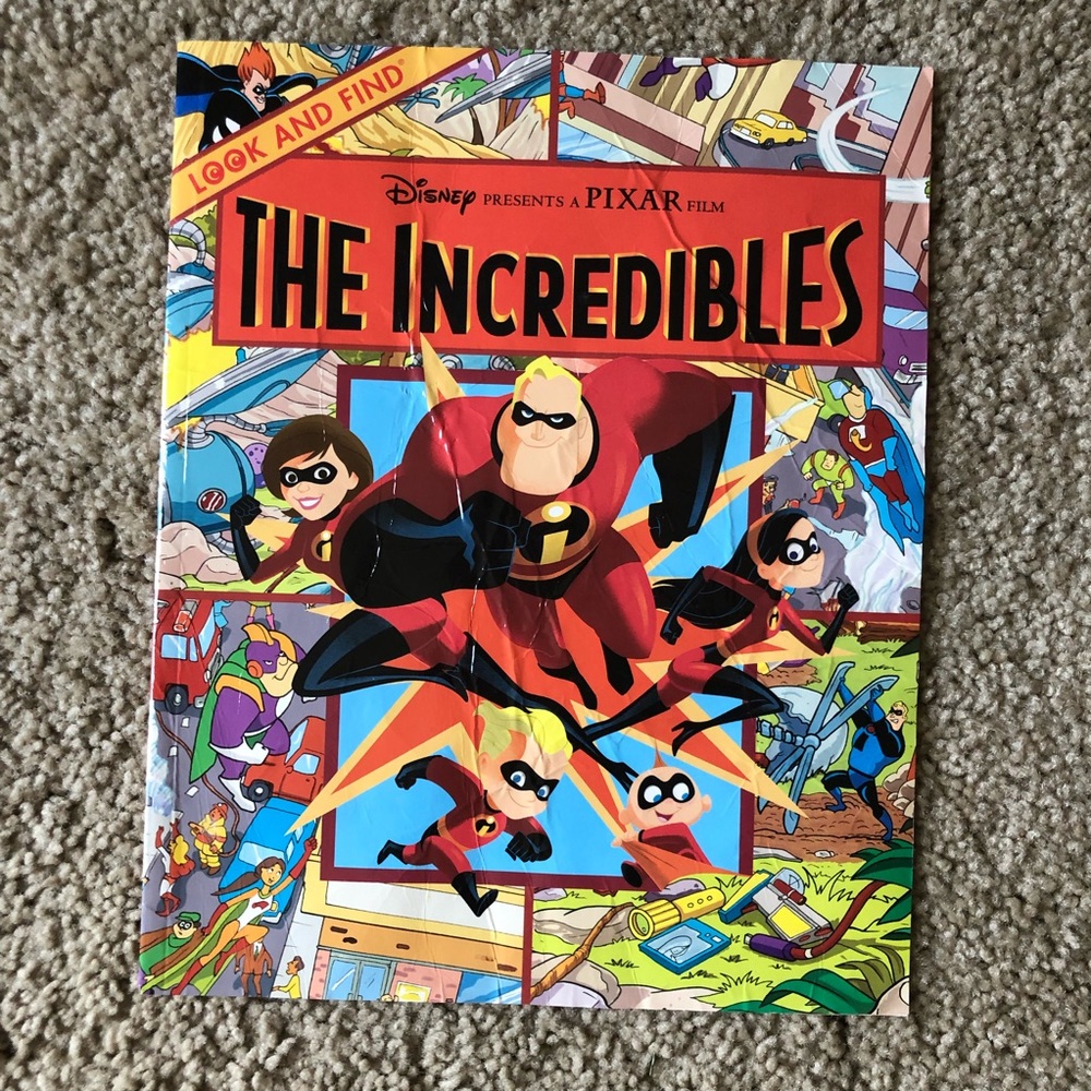 Look and Find Disney Pixar Incredibles